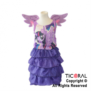 DISF PONY TWILIGHT SPARKLE (VIOLETA)  TALLE 0 X 1